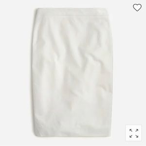 J. Crew Pencil Skirt in bi-stretch cotton